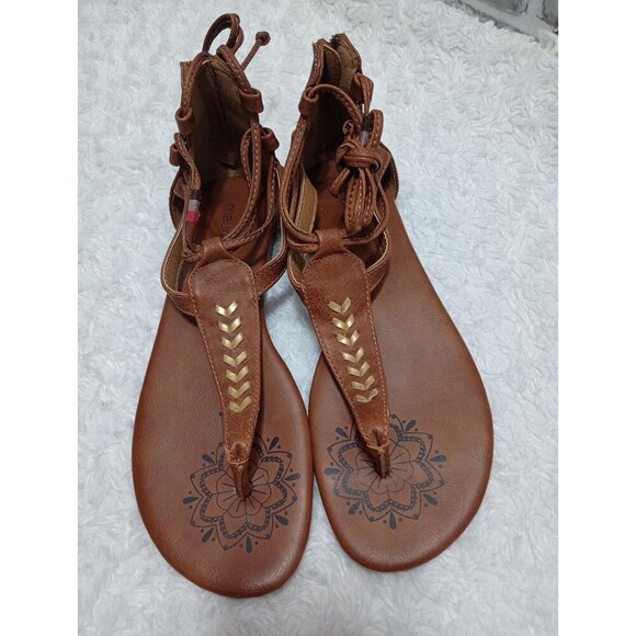 MAURICES Brown Strappy Sandals Womens US SZ 8 Style 30797/Anna - Picture 7 of 9